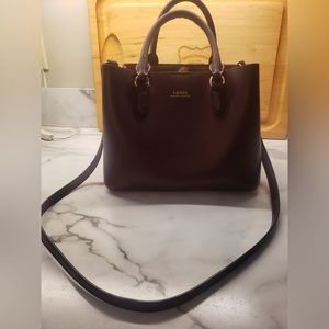 Ralph Lauren deep purple/maroon purse